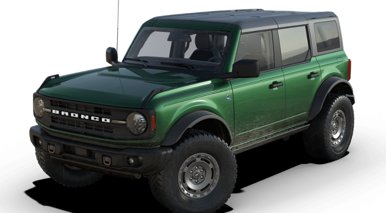 2024 Eruption Green Metallic Ford Bronco Black Diamond 4X4 Convertible