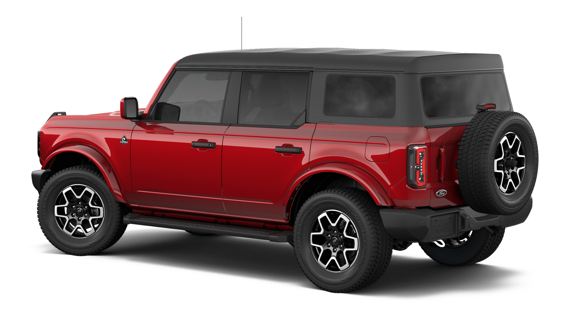 New 2026 Ruby Red Metallic Tinted Clearcoat Ford Outer Banks® image 2