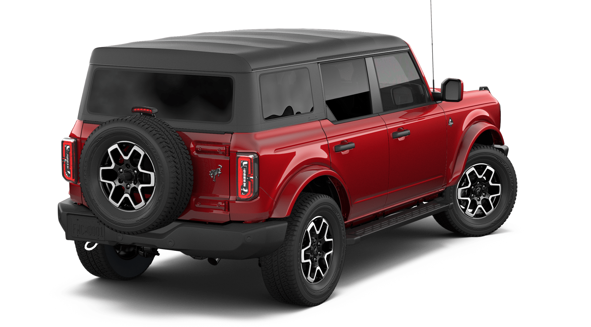 New 2026 Ruby Red Metallic Tinted Clearcoat Ford Outer Banks® image 3