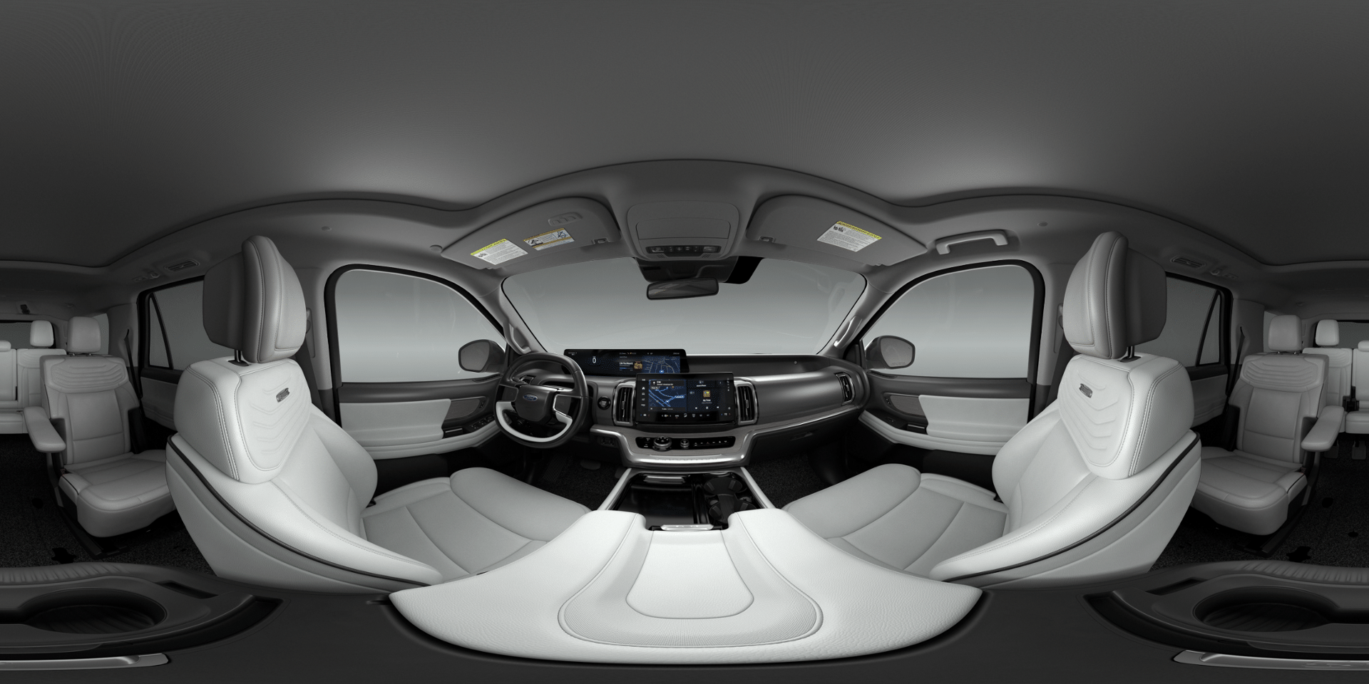 New 2027 Star White Metallic Tri-Coat Ford Platinum image 8