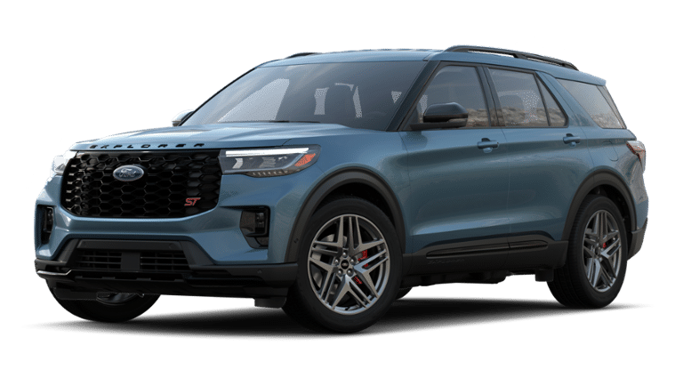 2025 Vapor Blue Metallic Ford Explorer ST RWD SUV