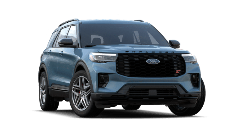 2025 Vapor Blue Metallic Ford Explorer ST RWD SUV