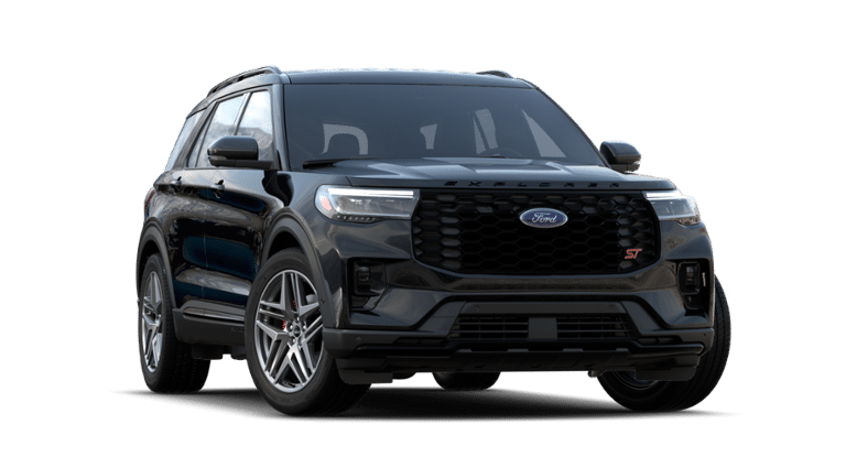 2025 Agate Black Metallic Ford Explorer ST RWD SUV