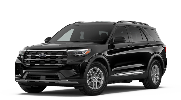 2026 Agate Black Metallic Ford Explorer Active RWD SUV