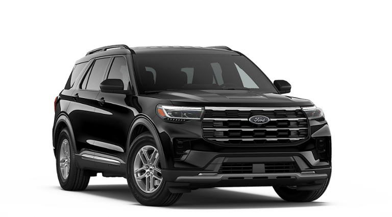 2026 Agate Black Metallic Ford Explorer Active RWD SUV