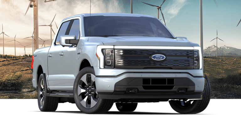 The Ford F-150 Lightning available at Jack Demmer Ford in Wayne, MI