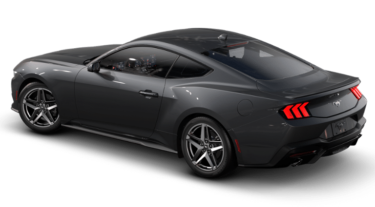 2025 Carbonized Gray Metallic Ford Mustang EcoBoost RWD Sedan