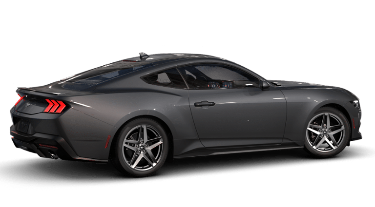 2025 Carbonized Gray Metallic Ford Mustang EcoBoost RWD Sedan