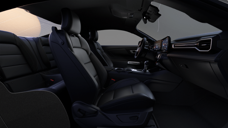 2025 Carbonized Gray Metallic Ford Mustang EcoBoost RWD Sedan