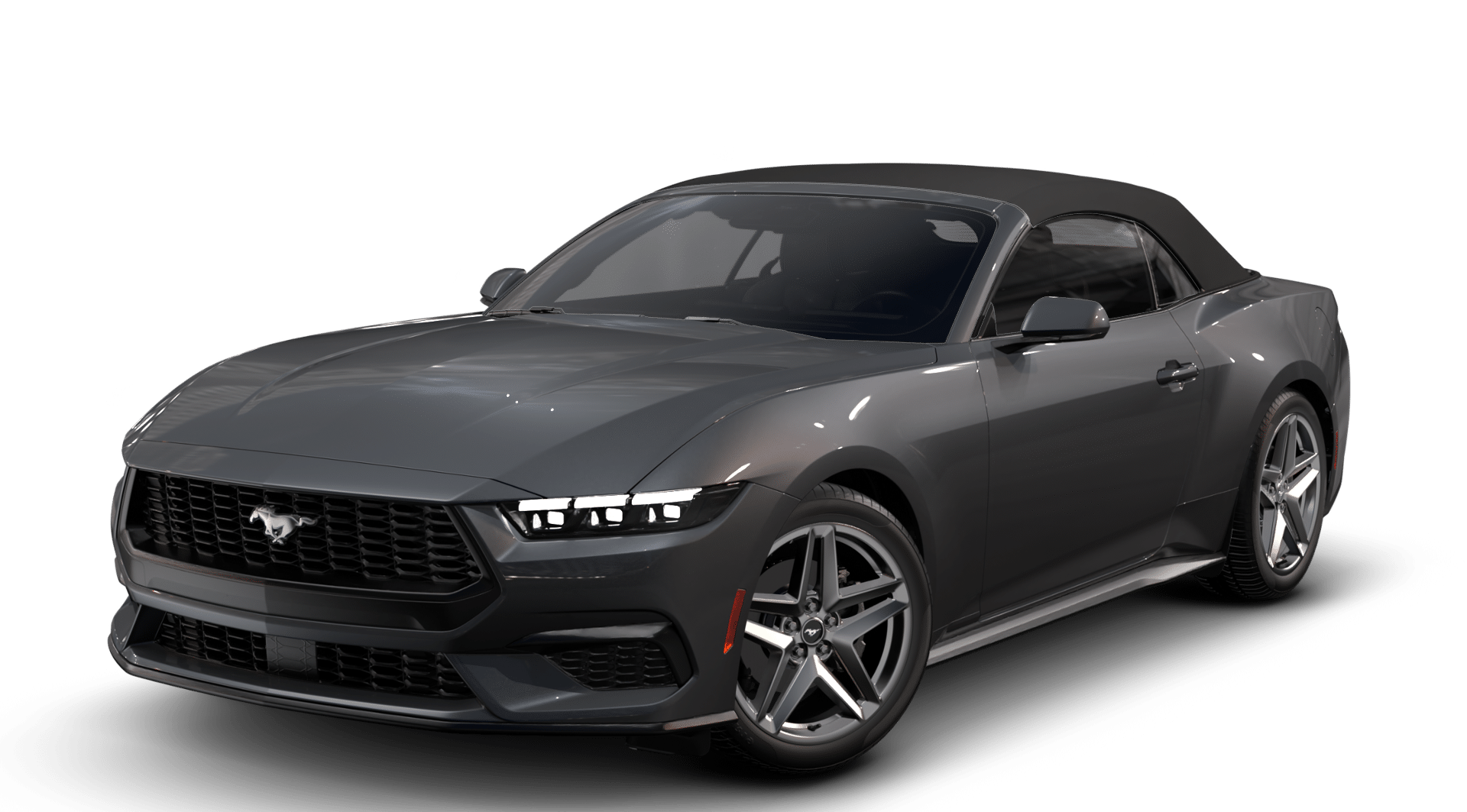 New 2026 Carbonized Gray Metallic Ford EcoBoost® Convertible image 1