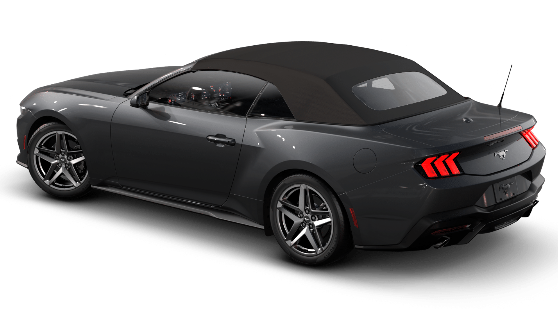 New 2026 Carbonized Gray Metallic Ford EcoBoost® Convertible image 2