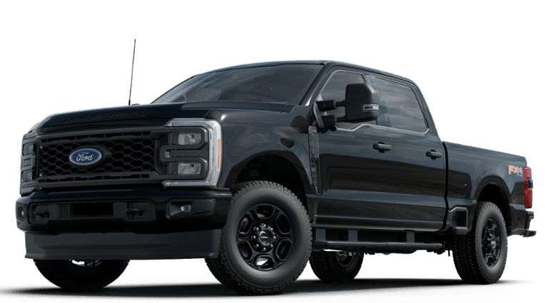 2024 Agate Black Metallic Ford Super Duty F-250 SRW STX 4X4 Truck