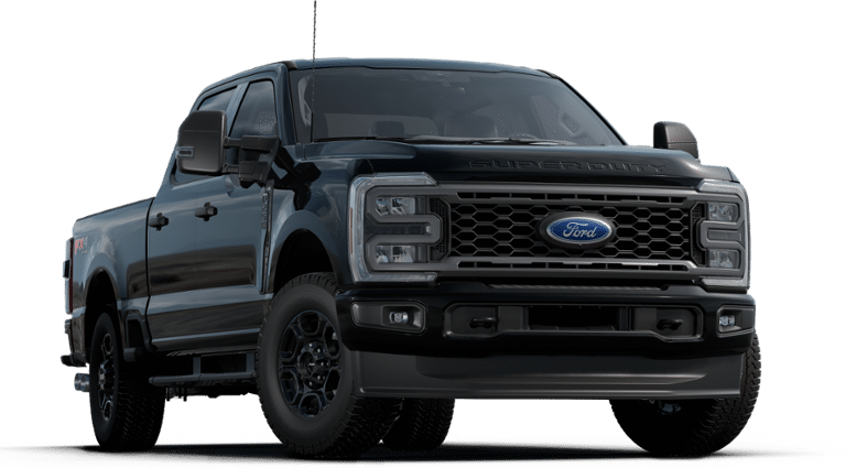 2024 Agate Black Metallic Ford Super Duty F-250 SRW STX 4X4 Truck