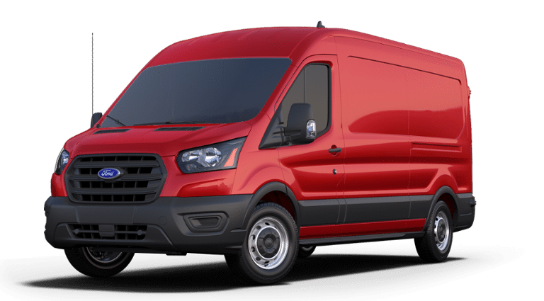 red ford transit